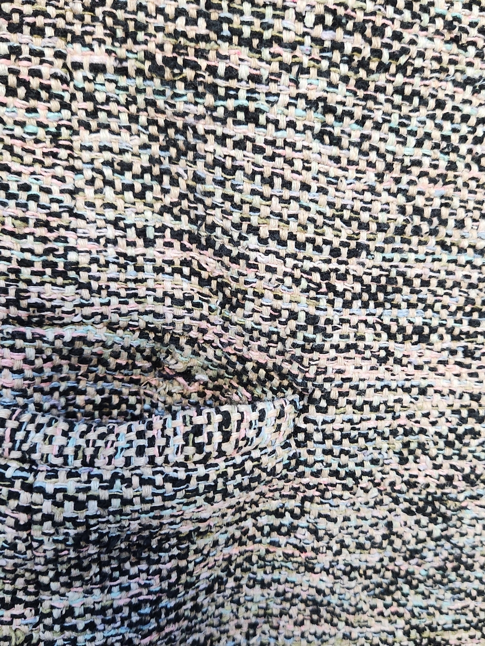 Vintage Earl Rutenberg Small MultiColor Handwoven Tweed Silk Blazer USA Heather - Picture 12 of 12